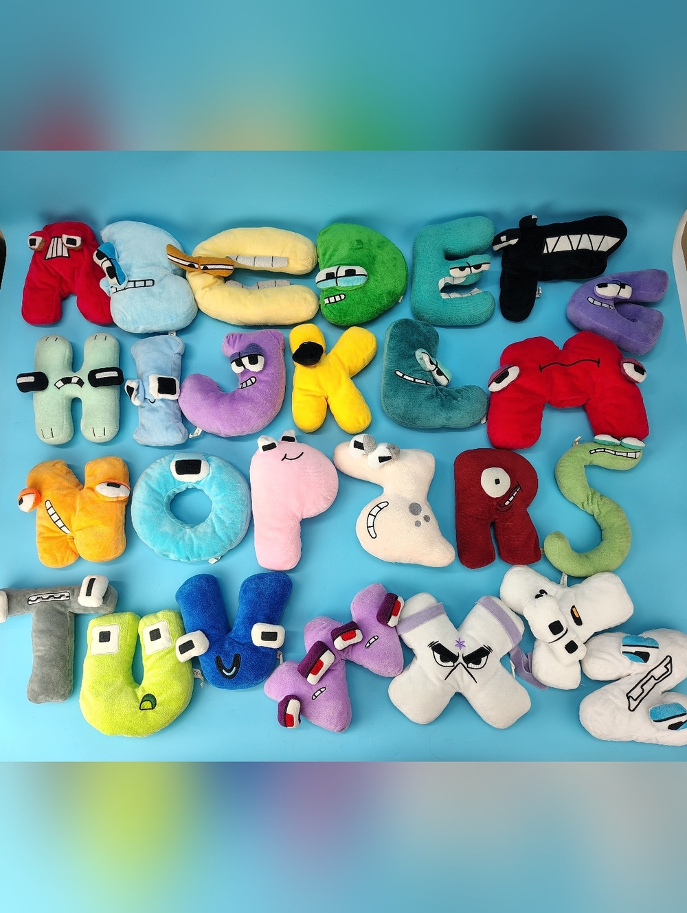 Alphabets Lore Plush Toys A-Z English Stuffed Letters Kids Educational 26 pc Set